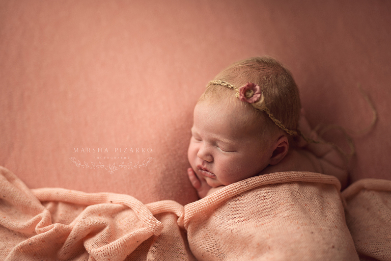 sleeping baby with blanket
