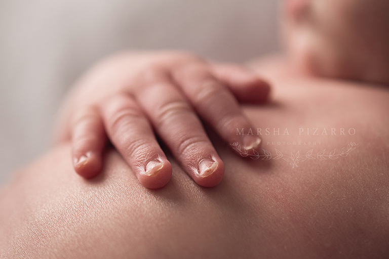 tiny newborn baby nails and fingers