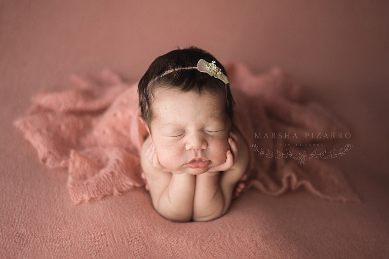 Baby girl newborn photography workshop